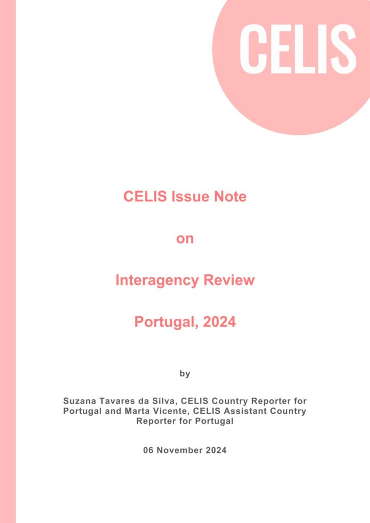 Issue Note Portugal Interagency Review